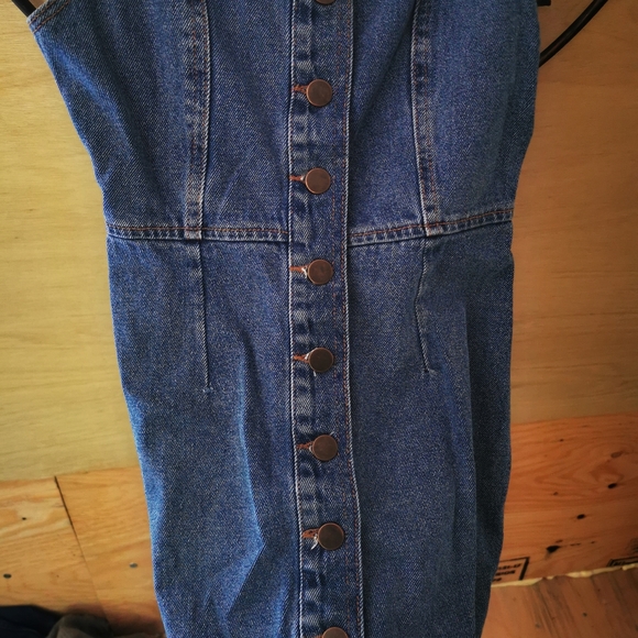 Urban Outfitters Button Up Denim Dress - Picture 5 of 6